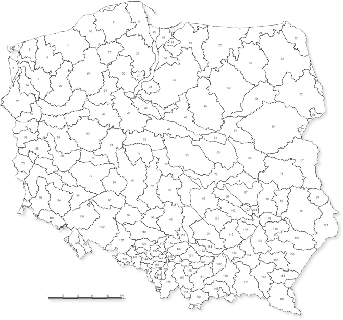 Mapa obszarów